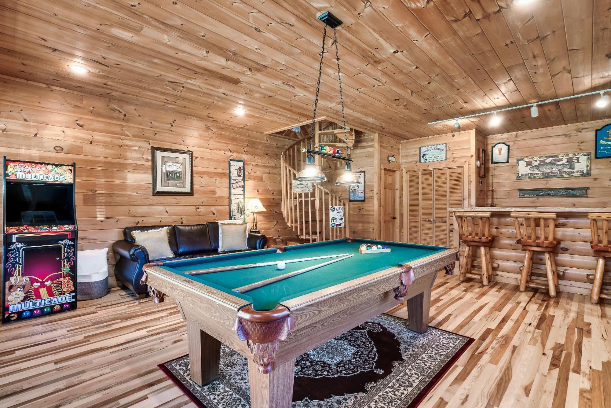 Spectacular Mtns Views With Private Hot Tub With Pool Table And Private Pond Villa Sevierville Eksteriør bilde